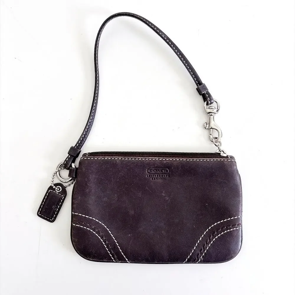 COACH WRISTLET AND COIN PURSE LOT OF 2